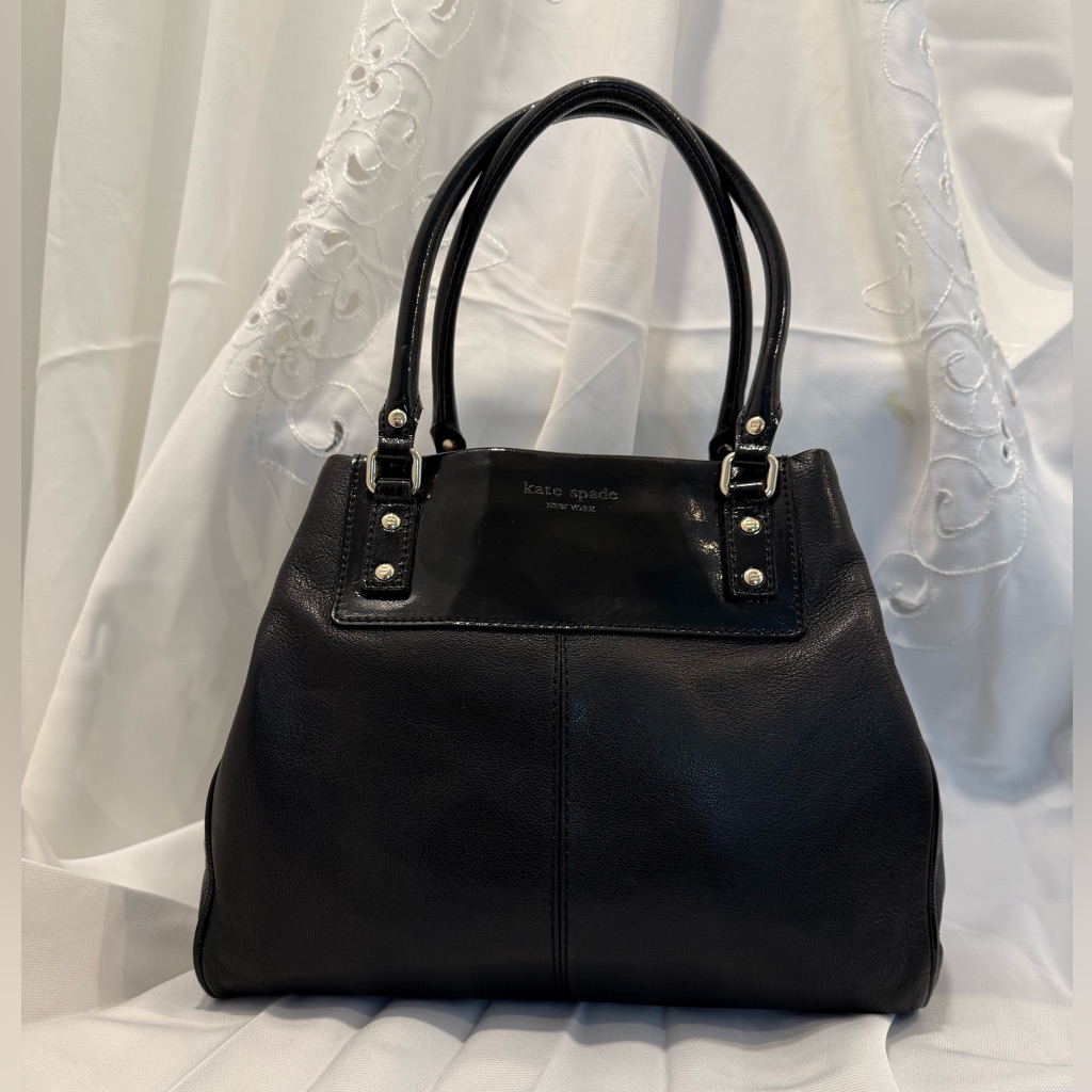 Kate Spade Black Satchel Vintage “Anisha” From Boerum Hill Collection